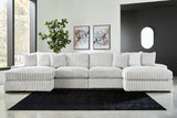 Stupendous 4-Piece Sectional with Double Chaise - 25903S5