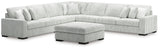 Stupendous 5-Piece Sectional and Ottoman - 25903U2