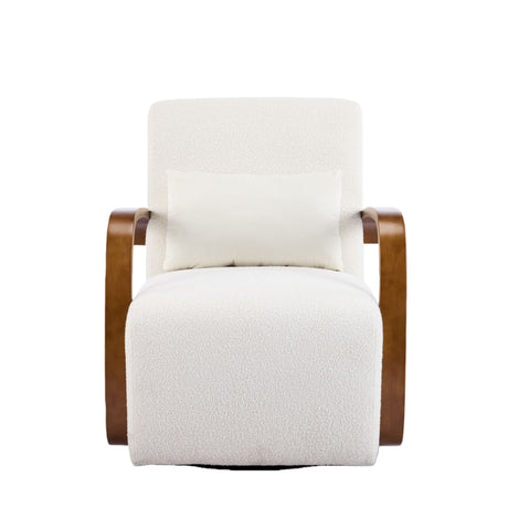 Swivel Accent Rotatable Ergonomic Single Chair For Living Room