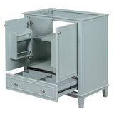 Modern Bathroom Vanity Base Only With Doors And Drawer