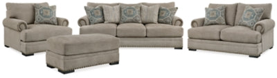 Galemore Sofa, Loveseat, Oversized Chair and Ottoman - 27004U3