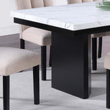Dining Table For Kitchen - Black / White