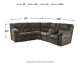 Tambo 2-Piece Sectional with Recliner - 27801U1