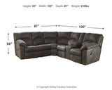 Tambo 2-Piece Sectional with Recliner - 27801U1