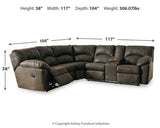 Tambo 2-Piece Reclining Sectional - 27802S1