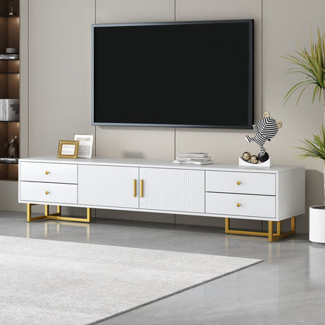TV Stand With Storage For Living Room