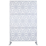 Outdoor & Indoor Metal Privacy Screen, Freestanding Decorative Panels
