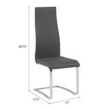 High Back Side Chairs Dining Chairs With Padded Upholstery (Set of 4)