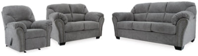 Allmaxx Sofa, Loveseat and Recliner - 28105U2