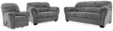 Allmaxx Sofa, Loveseat and Recliner - 28105U2