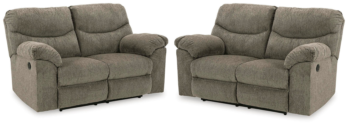 Alphons Set of 2 Reclining Loveseats - 28201U4