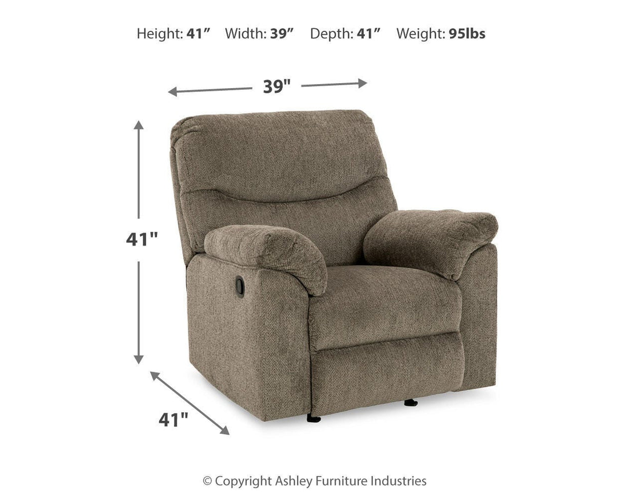 Alphons Reclining Sofa, Loveseat and Recliner - 28201U2