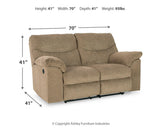 Alphons Reclining Sofa, Loveseat and Recliner - 28202U2