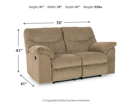 Alphons Reclining Sofa, Loveseat and Recliner - 28202U2