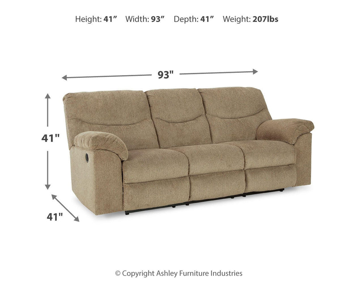 Alphons Reclining Sofa, Loveseat and Recliner - 28202U2