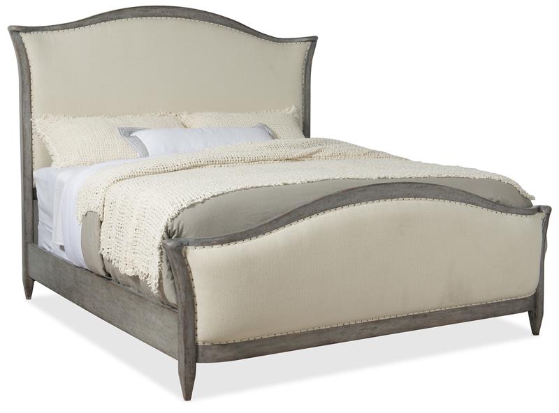 Ciao Bella Queen Upholstered Bed- Speckled Gray - 5805-90850-96