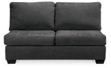 Ambee Armless Loveseat - 2862034