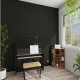 Acoustic Panels With Strip Design, Sound Absorbing Wall & Ceiling Panels