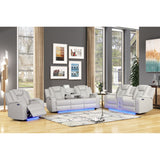 Benz - Power Recliner Set With LED Lighting And USB Charging