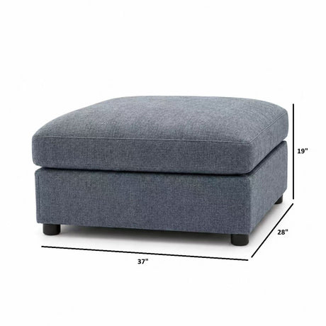 Ottoman With Durable Upholstery For Versatile Use