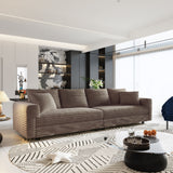 4 Seat Sofa, Deep Seat Couches With Soft Pillows