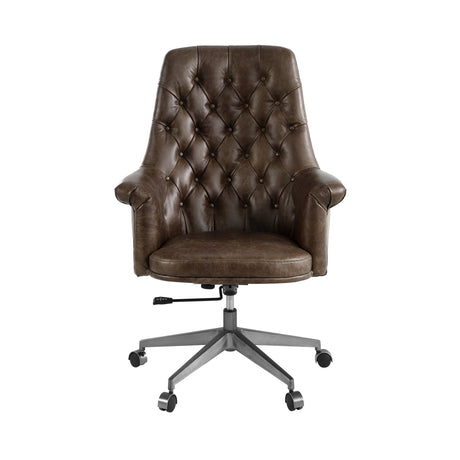 Dasan - Swivel Office Chair - Dark Brown