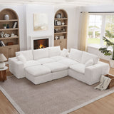 Sectional Sofa With Moveable Ottoman
