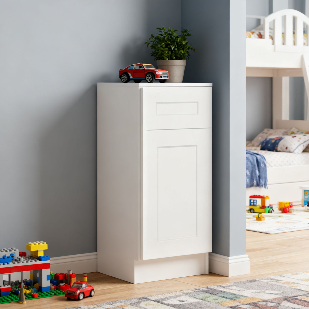 Shaker Base Cabinet & Soft-Close Door And Drawer