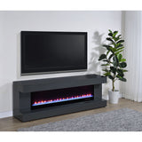 TV Stand Fireplace Console With Bluetooth Speaker