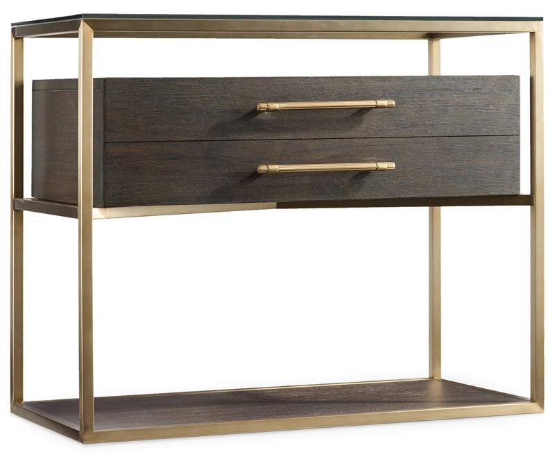 Curata One-Drawer Nightstand - 1600-90016-DKW