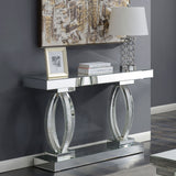 Drea - Entryway Sofa Console Table - Silver