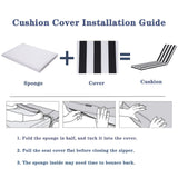 Outdoor Lounge Chair Cushion Replacement Patio Funiture Seat Cushion Chaise Lounge Cushion