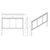Melissa - 5 Piece Storage Bedroom Set With Padded Headboard