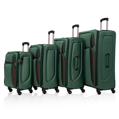 4 Piece Set Softshell Luggage