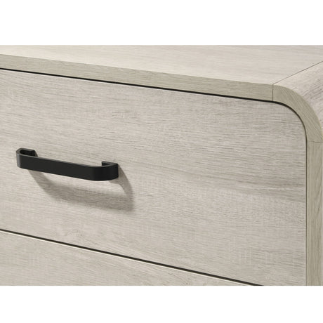 5 Drawer Tall Chest Storage Furniture With Ample Drawer Space - Antique White