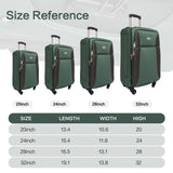 4 Piece Set Softshell Luggage