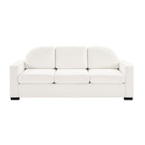 Modern 3 Seater Sofa With Curved Backrest