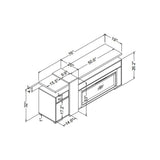 Zorra - Entertainment Unit With Bluetooth Speaker - Gray
