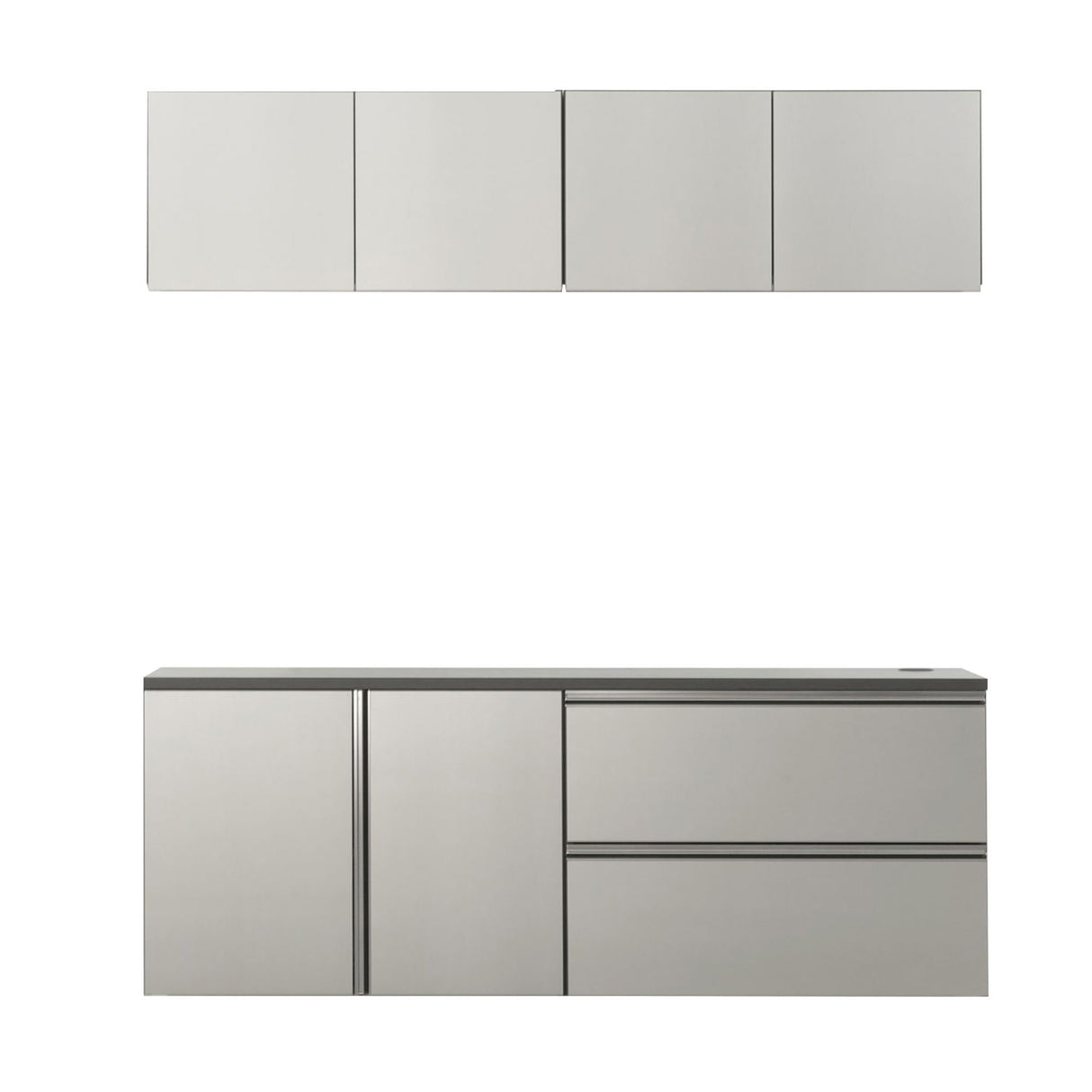 Nova Series - Garage Cabinet Set C - Metallic Gray