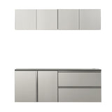 Nova Series - Garage Cabinet Set C - Metallic Gray