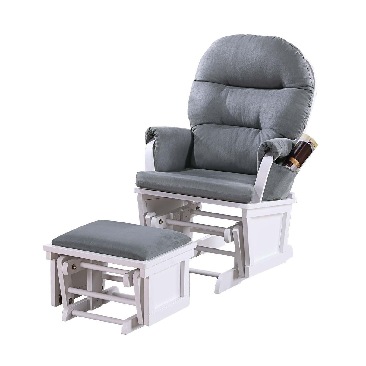 Glider Chair With Ottoman