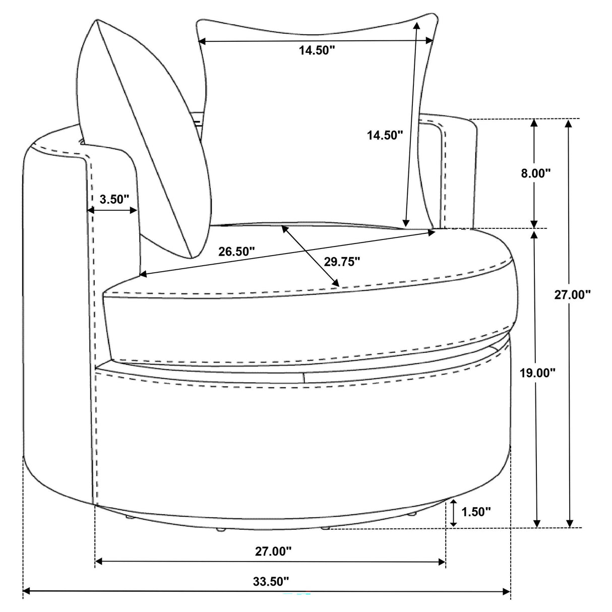 Quinn - Swivel Accent Chair