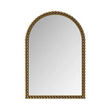 Vintage Iron Art Arch Mirror, Wall Hanging Or Table Display