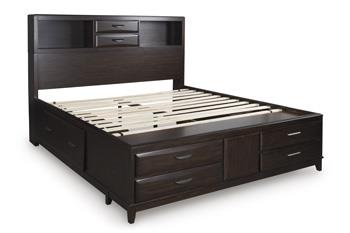 Vanmore King/California King Storage Footboard with Roll Slats - B479-66S