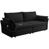 2 In 1 Convertible Sofa Bed, Multi Functional Living Room Furniture