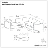 Jasmine - Handcrafted Sofa And Ottoman