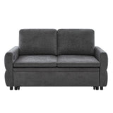 Convertible Sofa Bed Loveseat With Adjustable Backrest And USB Ports
