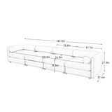Stylish Sofa With Storage Seat And Cylindrical Backrest
