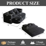 2 In 1 Foldable Sofa Bed With Multi Functional Blanket