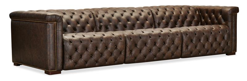 Savion Deux 3 Seat Sofa with Two Power Recliners and Three Power Headrests - SS435-3PC3-089
